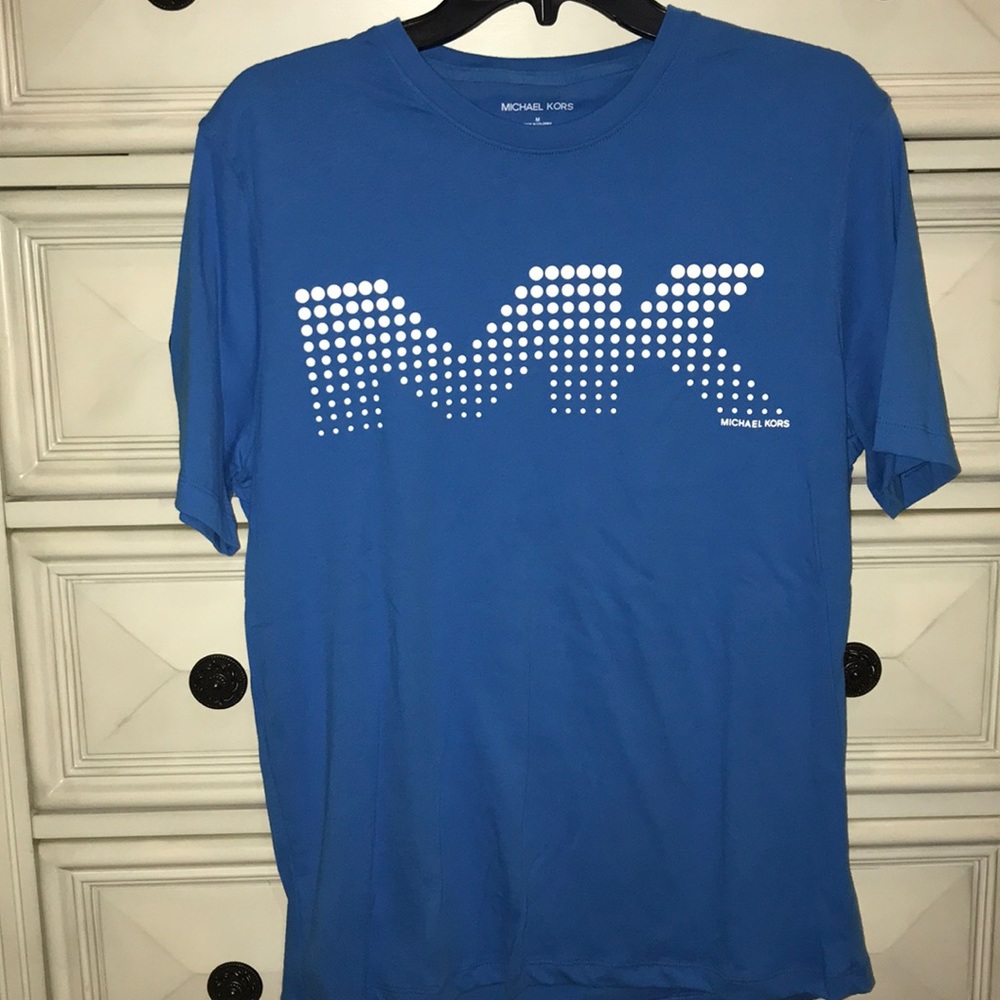 NWT Michael Kors Blue T-Shirt Medium